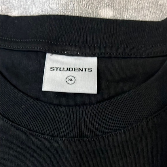 Students Golf Black Tee - Picture 4 of 8